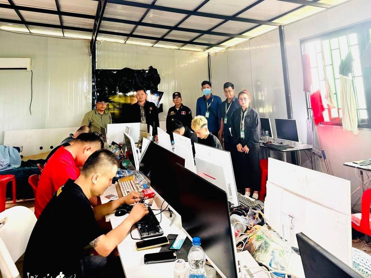 柬埔寨蒙多基里省捣毁中国籍电诈窝点 34 人被控涉诈骗及毒品犯罪