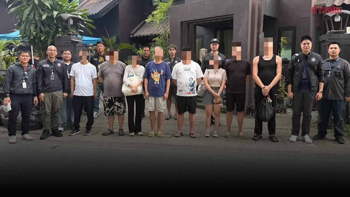 泰国清迈突击查处非法竖屏短剧摄制组 8 名中国籍人员被捕-东南亚警务报道