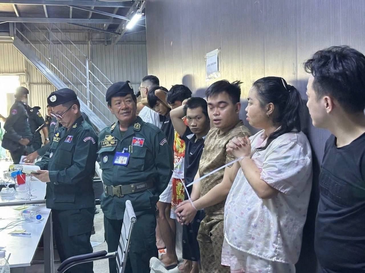 柬埔寨柴桢省木牌环球商业广场雷霆清剿 111 名多国涉诈人员落网-东南亚警务报道